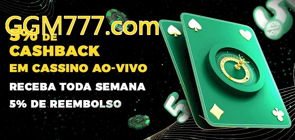 Promoções do cassino ao Vivo GGM777.com